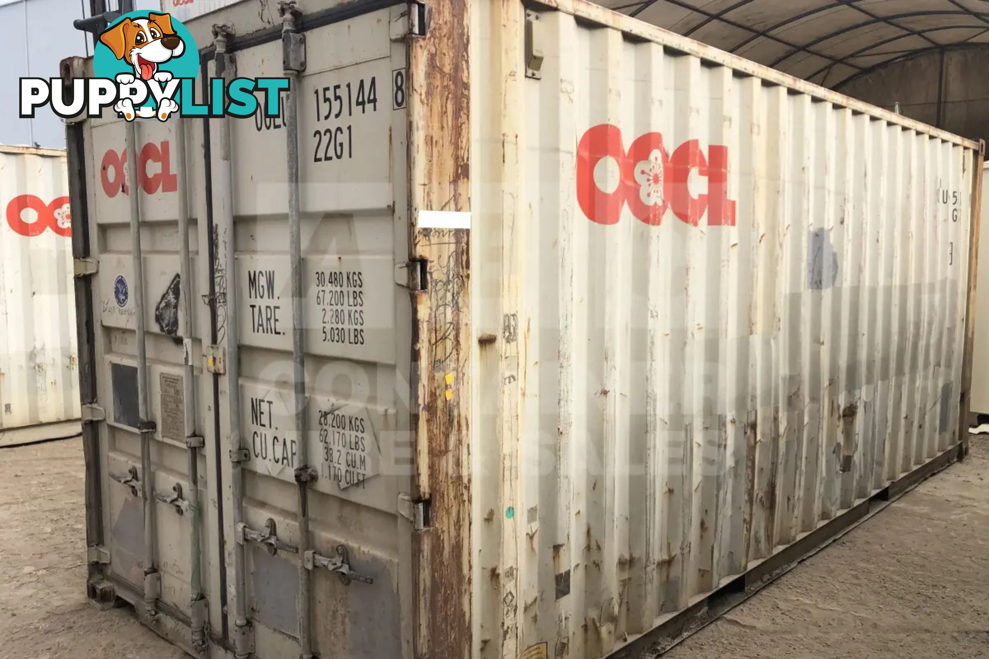 20' STANDARD HEIGHT SHIPPING CONTAINER