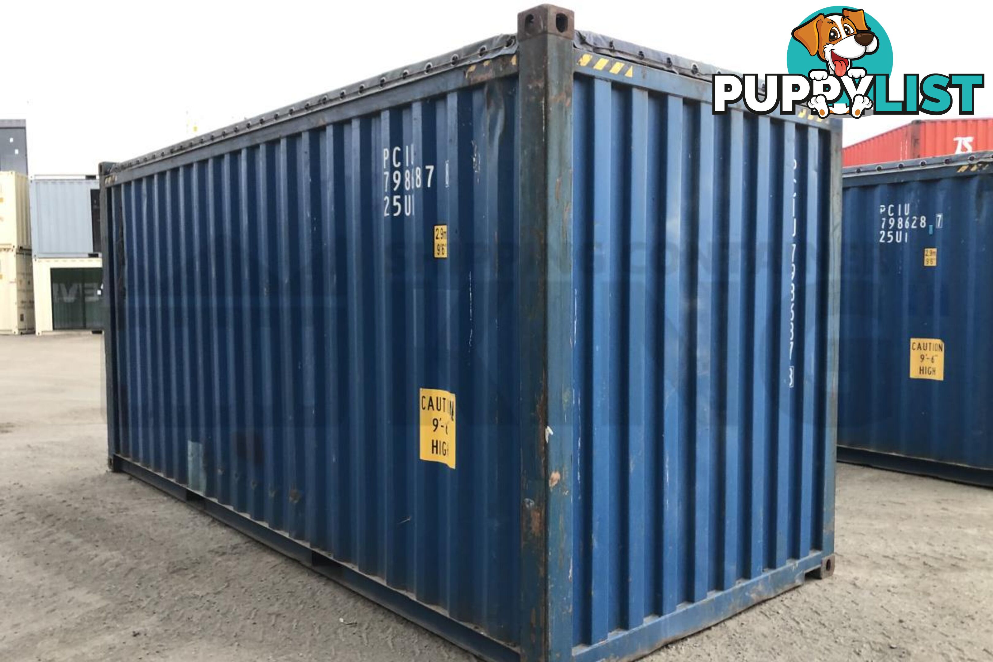 20' HIGH CUBE OPEN TOP SHIPPING CONTAINER (TARP AND BOWS) - in Brisbane