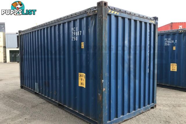 20' HIGH CUBE OPEN TOP SHIPPING CONTAINER (TARP AND BOWS) - in Brisbane