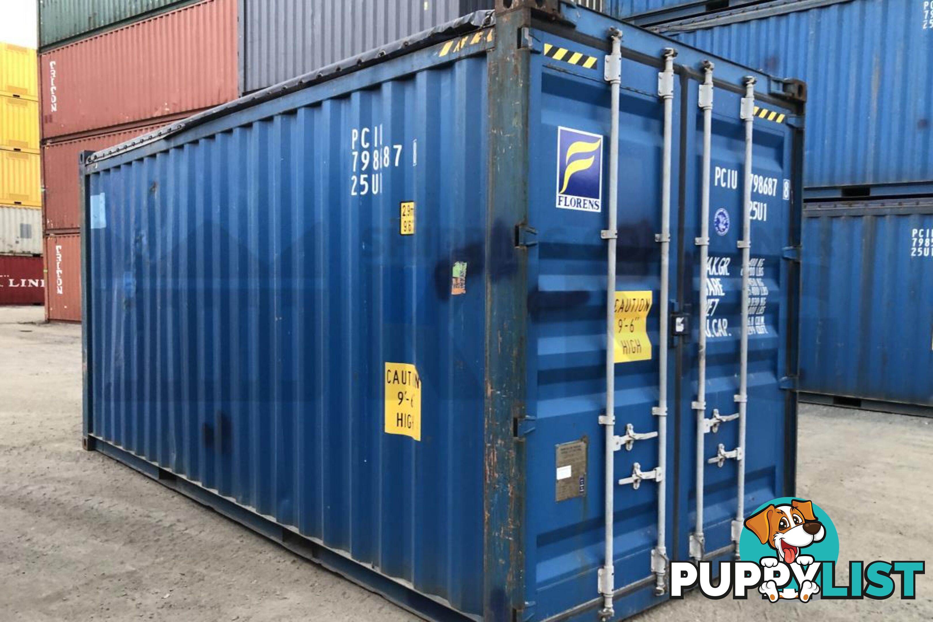 20' HIGH CUBE OPEN TOP SHIPPING CONTAINER (TARP AND BOWS) - in Brisbane