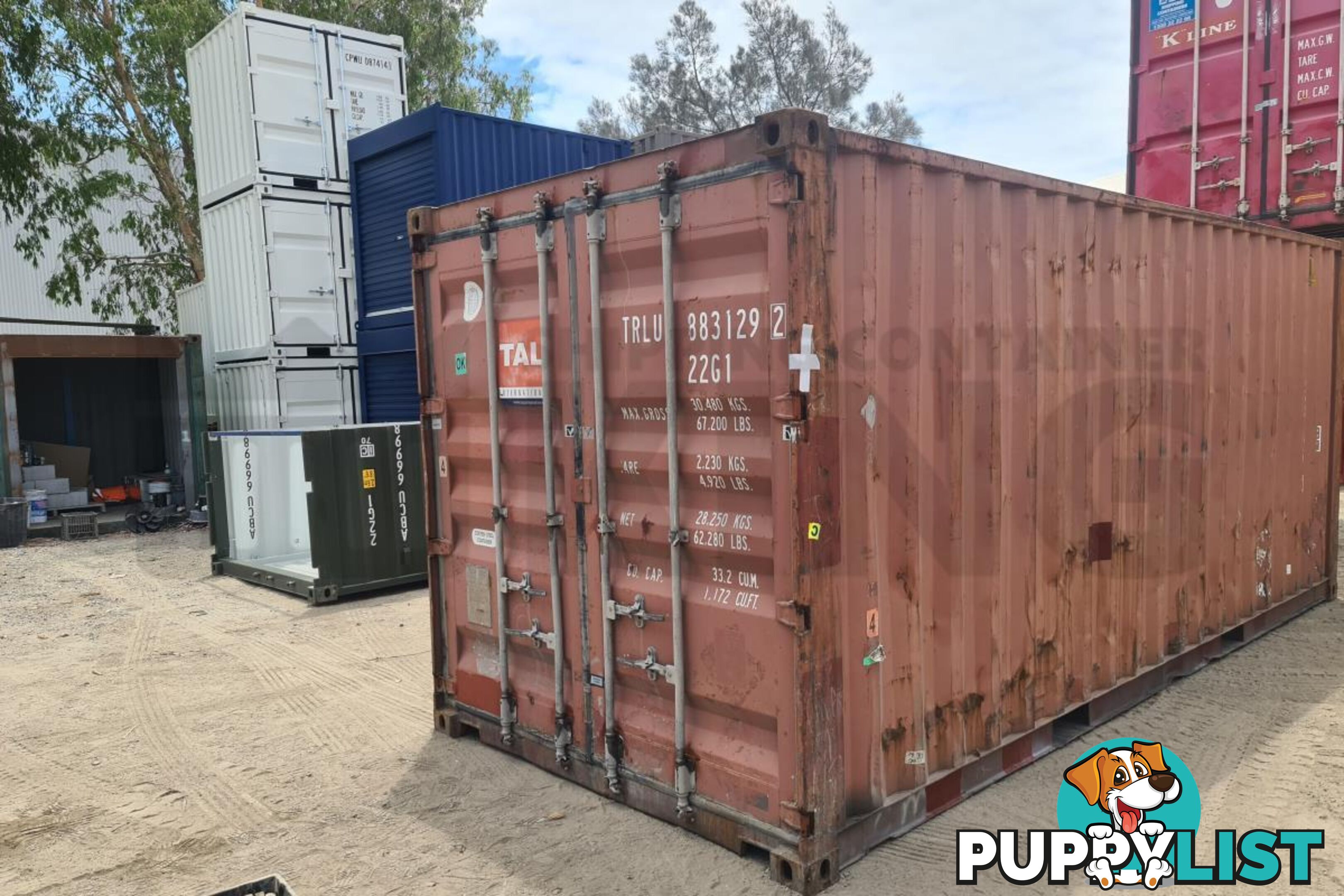 20' STANDARD HEIGHT SHIPPING CONTAINER - in Brisbane