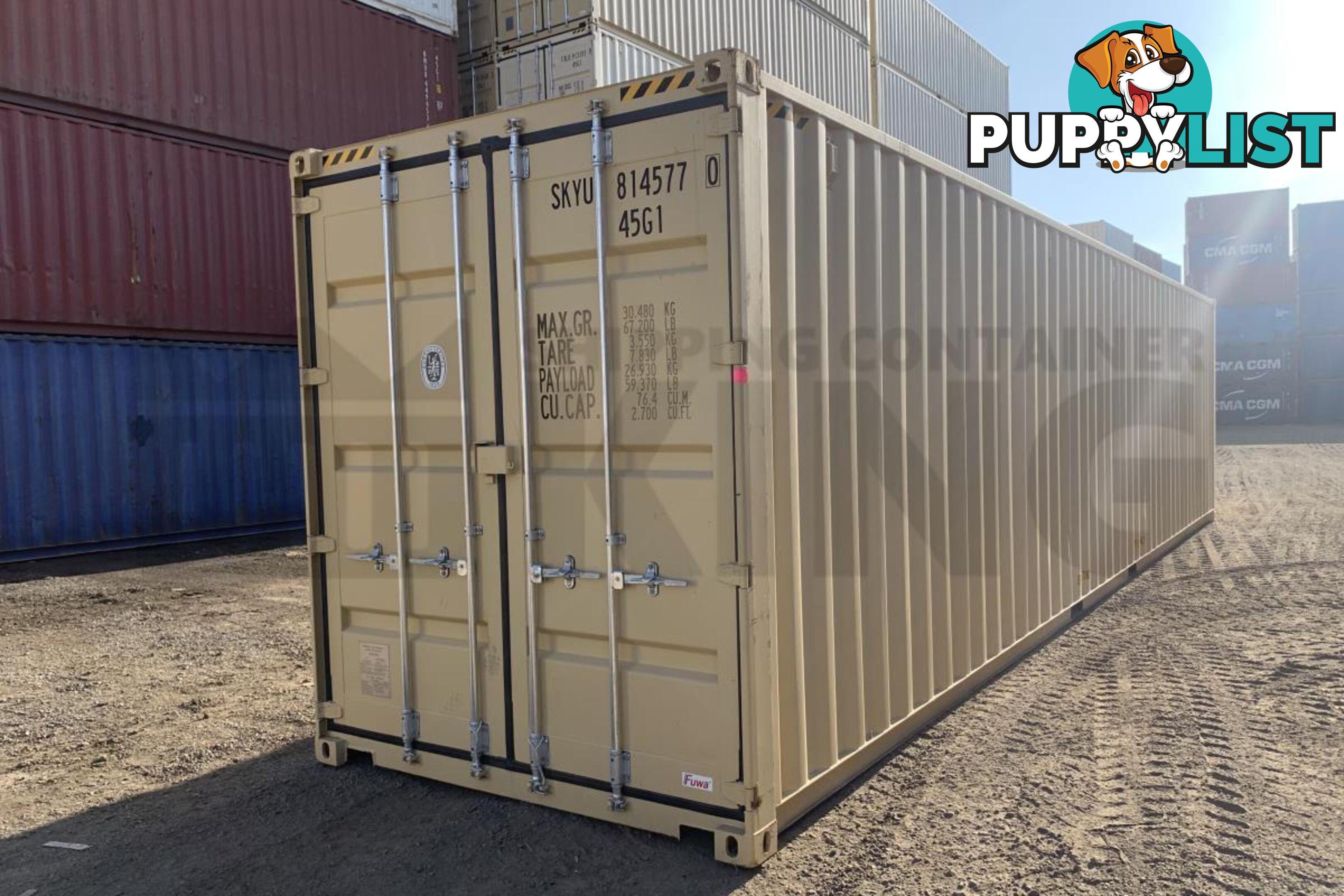 40' HIGH CUBE SHIPPING CONTAINER - in Alberton