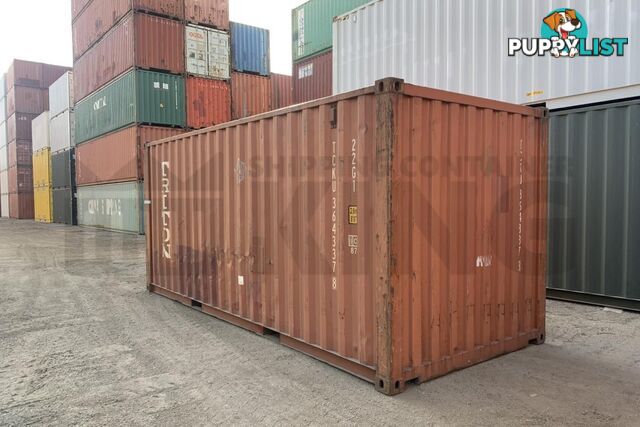 20' STANDARD HEIGHT SHIPPING CONTAINER - in Brisbane