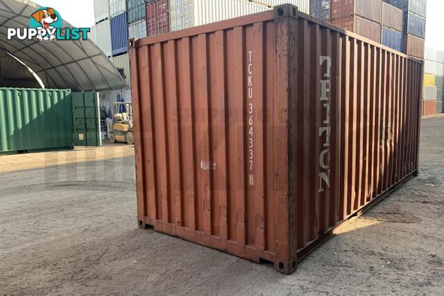 20' STANDARD HEIGHT SHIPPING CONTAINER - in Brisbane