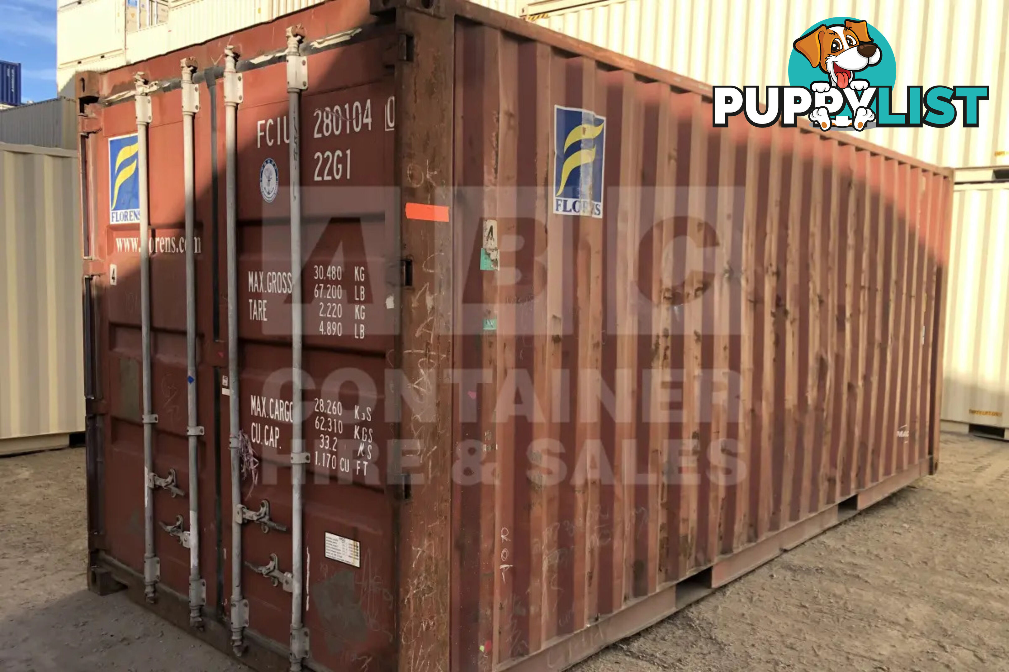 20' STANDARD HEIGHT SHIPPING CONTAINER - in Toowoomba
