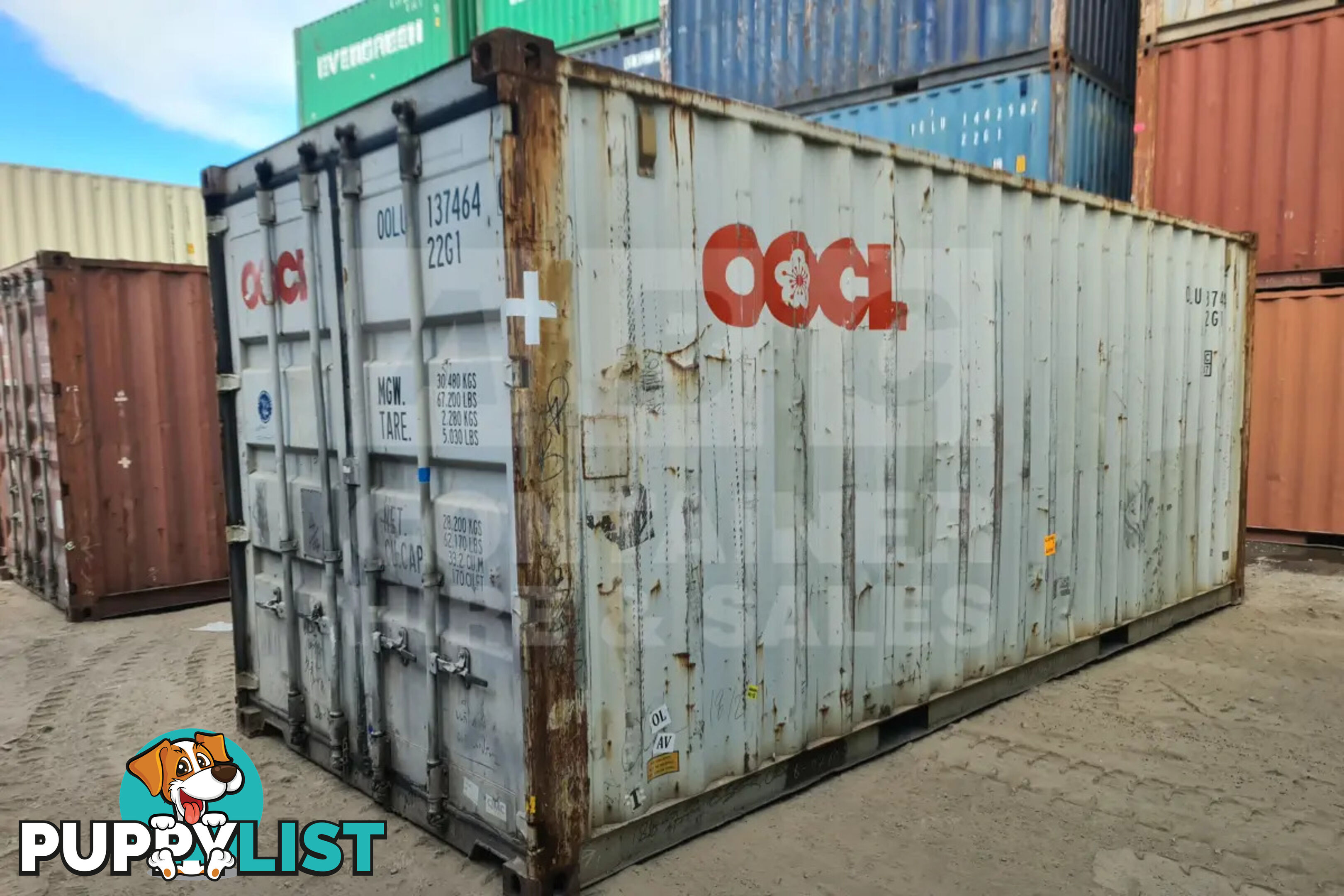 20' STANDARD HEIGHT SHIPPING CONTAINER