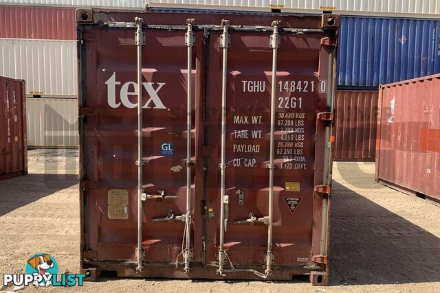 20' STANDARD HEIGHT SHIPPING CONTAINER - in Brisbane