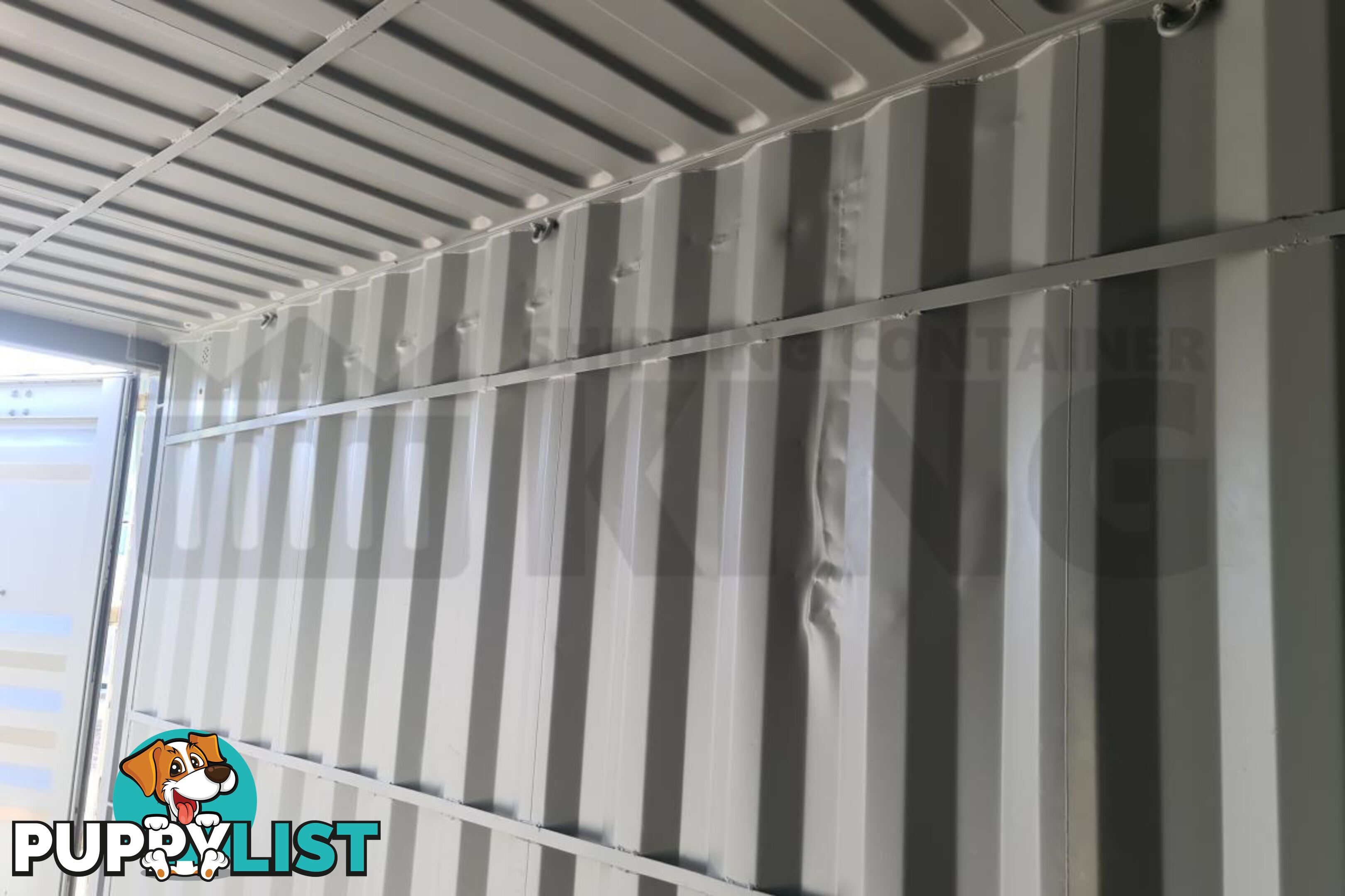 20' HIGH CUBE SHIPPING CONTAINER (WITH TIE RAILS) - in Brisbane