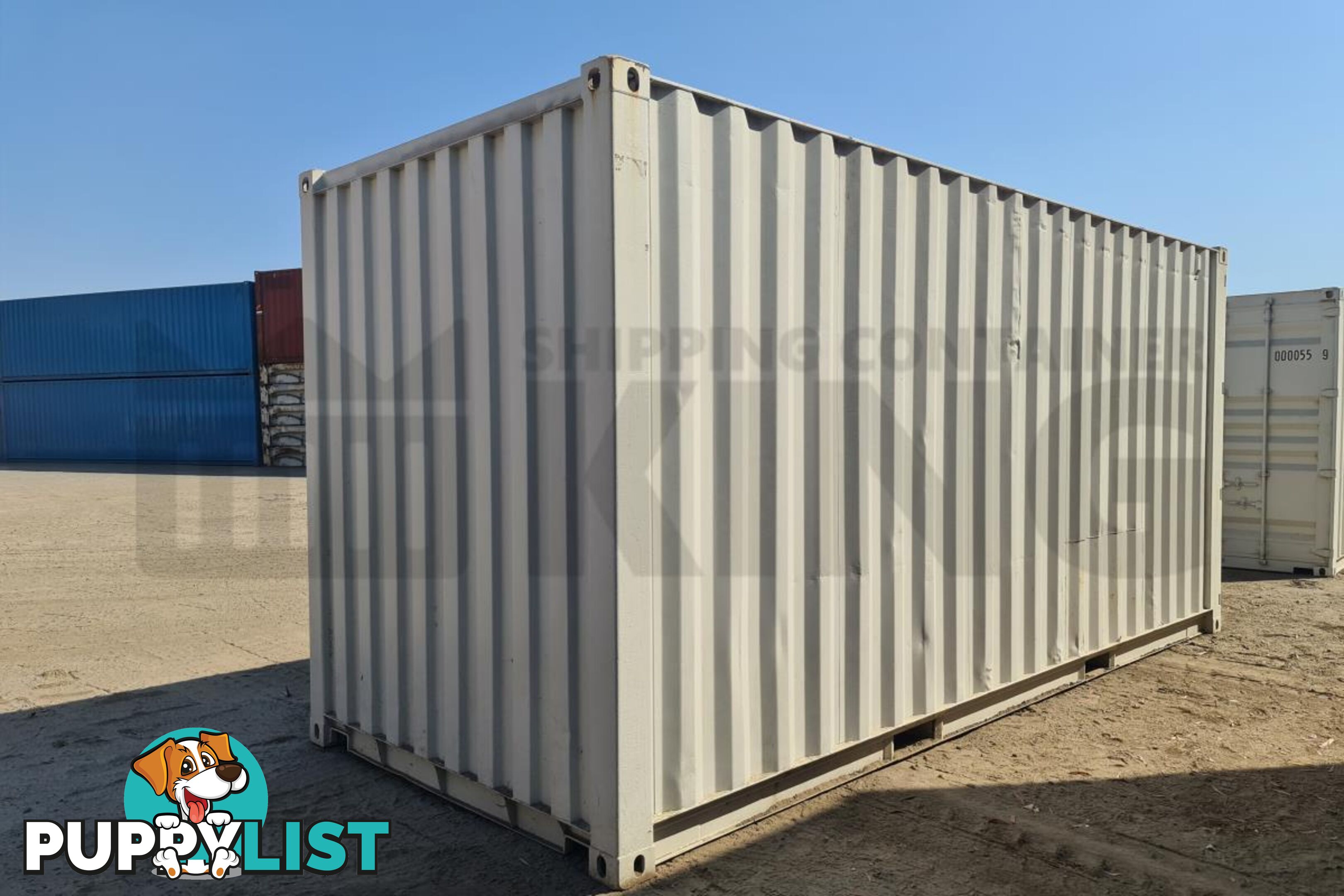 20' HIGH CUBE SHIPPING CONTAINER (WITH TIE RAILS) - in Brisbane