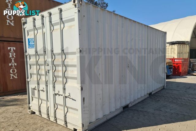 20' HIGH CUBE SHIPPING CONTAINER (WITH TIE RAILS) - in Brisbane