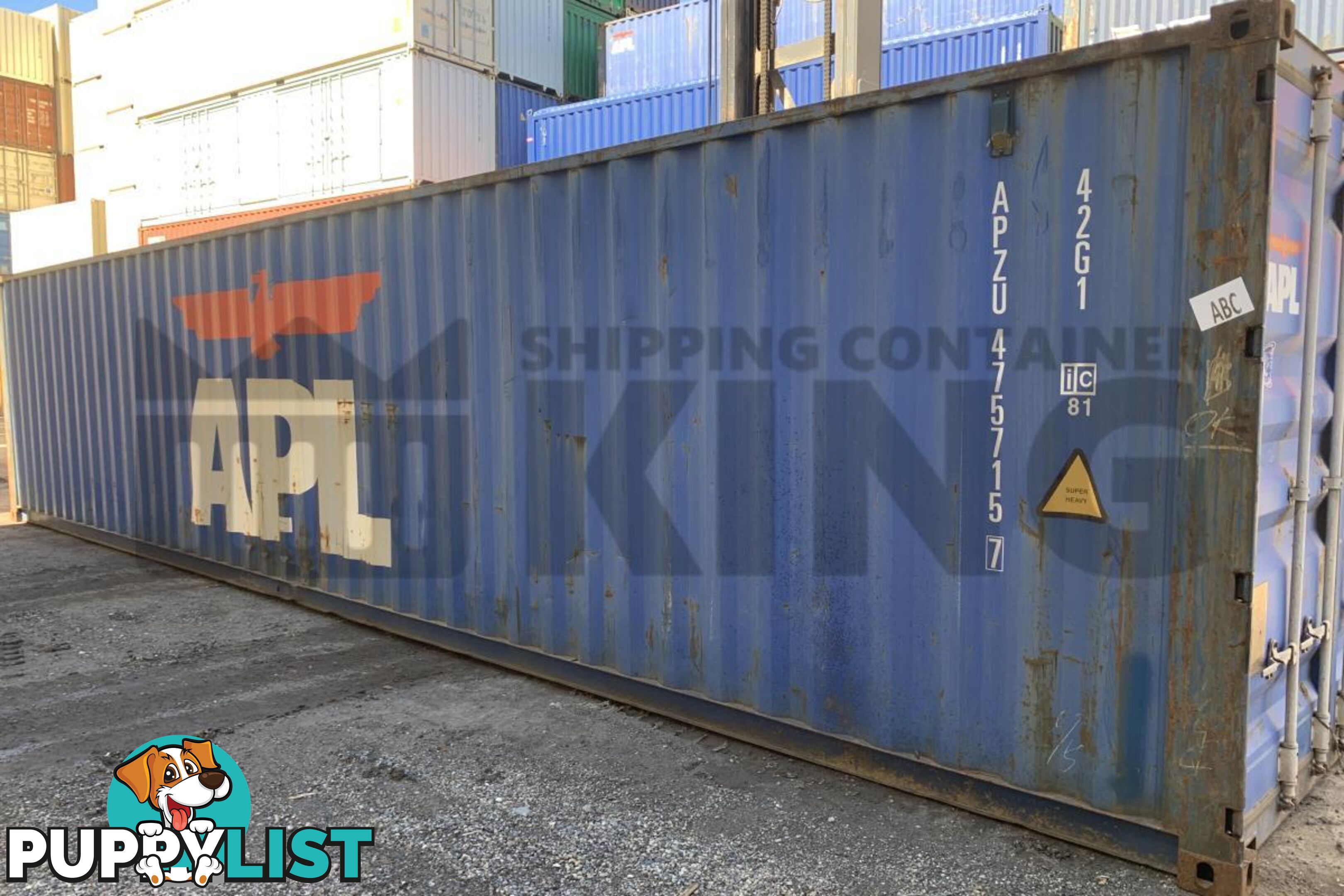 40' STANDARD HEIGHT SHIPPING CONTAINER