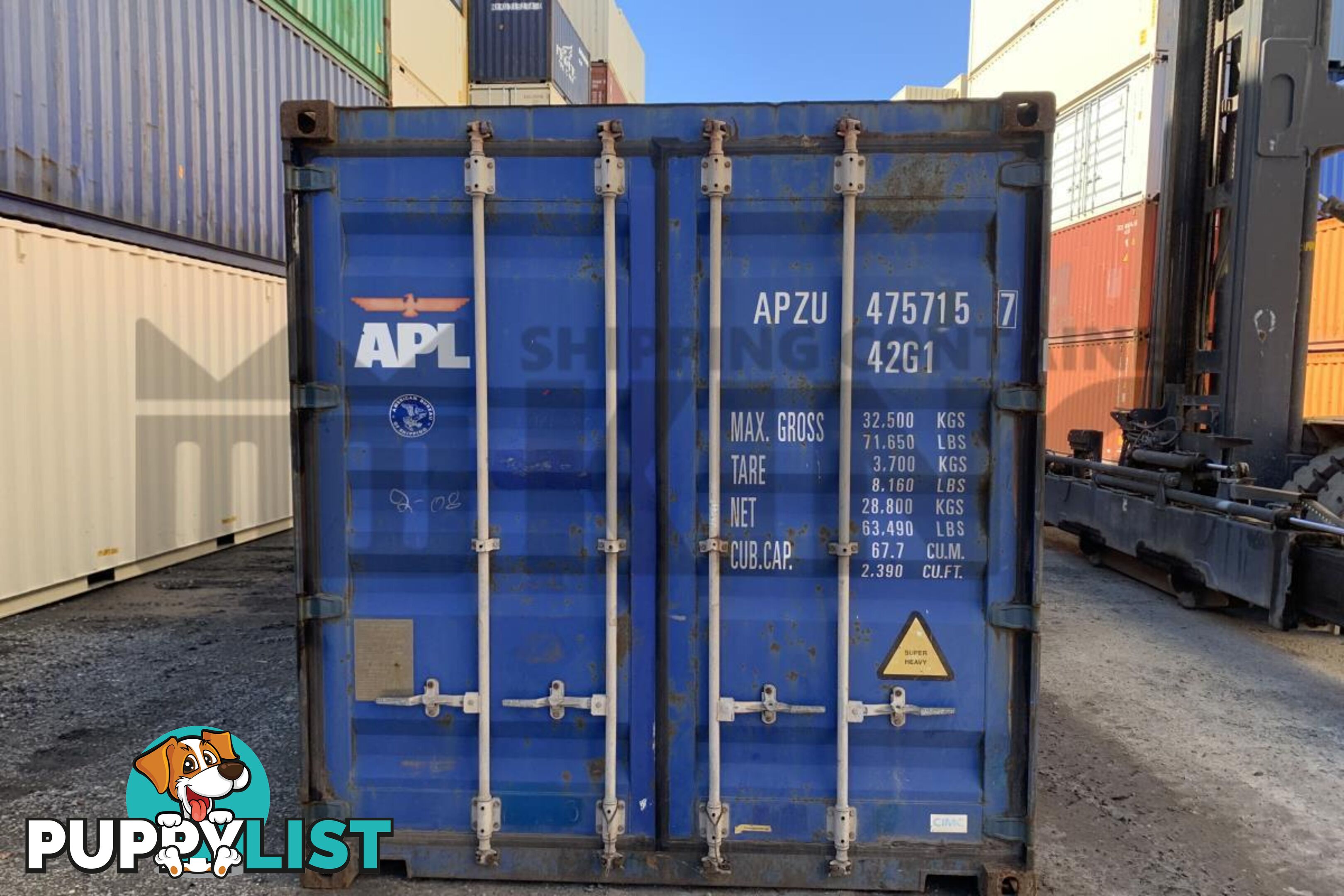 40' STANDARD HEIGHT SHIPPING CONTAINER