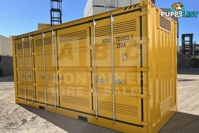 20' HIGH CUBE SIDE OPENING DANGEROUS GOODS SHIPPING CONTAINER