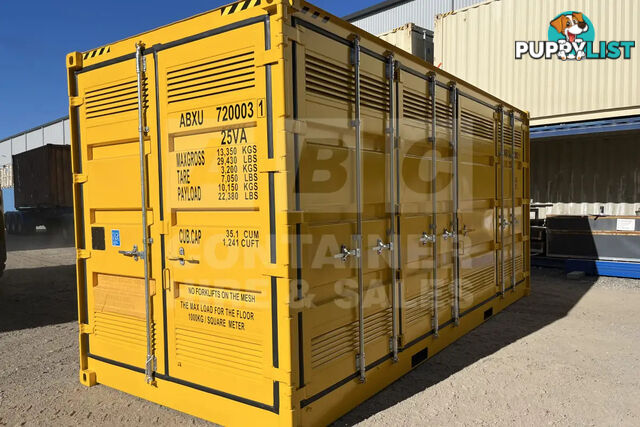 20' HIGH CUBE SIDE OPENING DANGEROUS GOODS SHIPPING CONTAINER