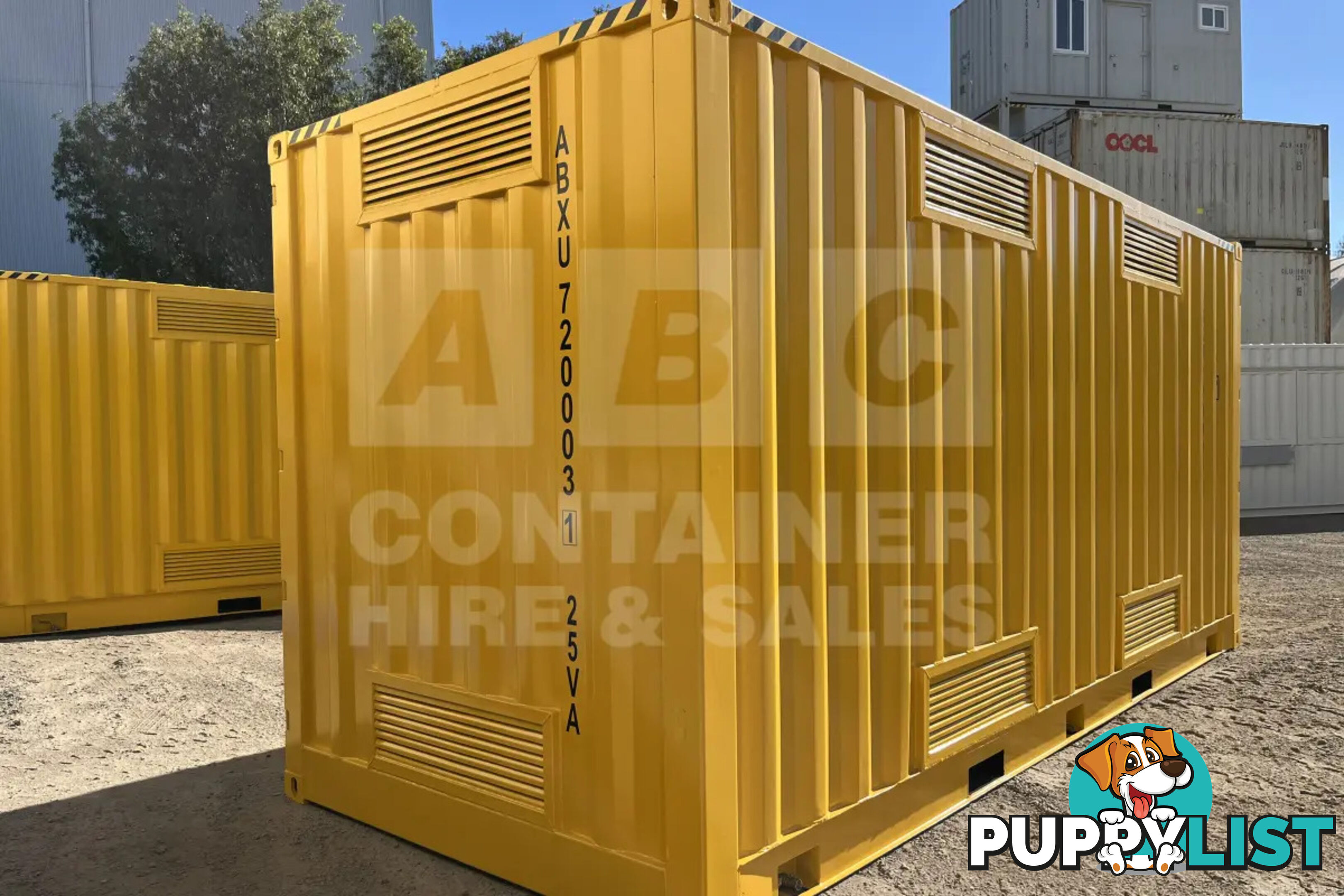 20' HIGH CUBE SIDE OPENING DANGEROUS GOODS SHIPPING CONTAINER