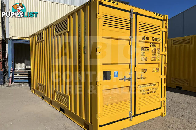 20' HIGH CUBE SIDE OPENING DANGEROUS GOODS SHIPPING CONTAINER