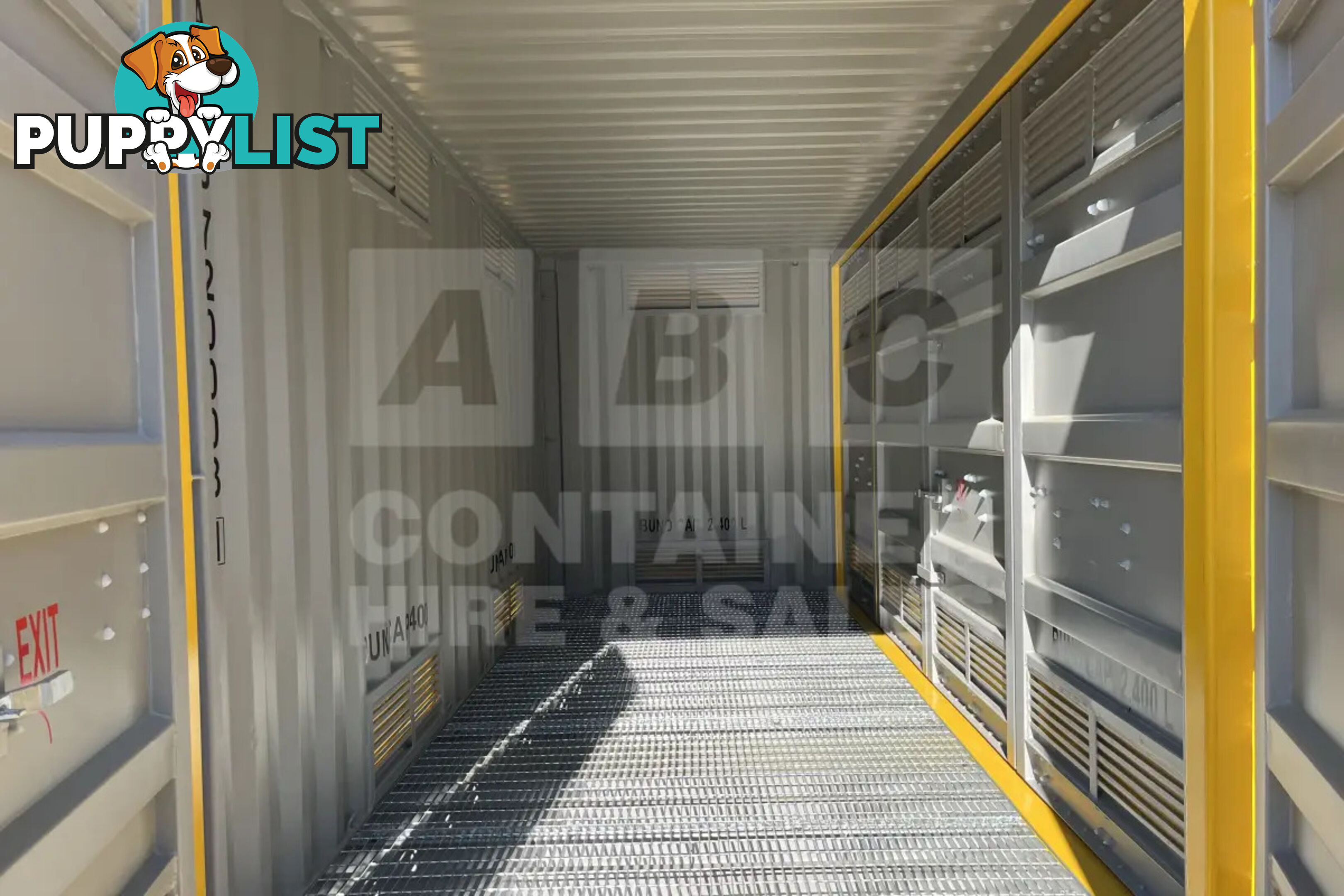20' HIGH CUBE SIDE OPENING DANGEROUS GOODS SHIPPING CONTAINER