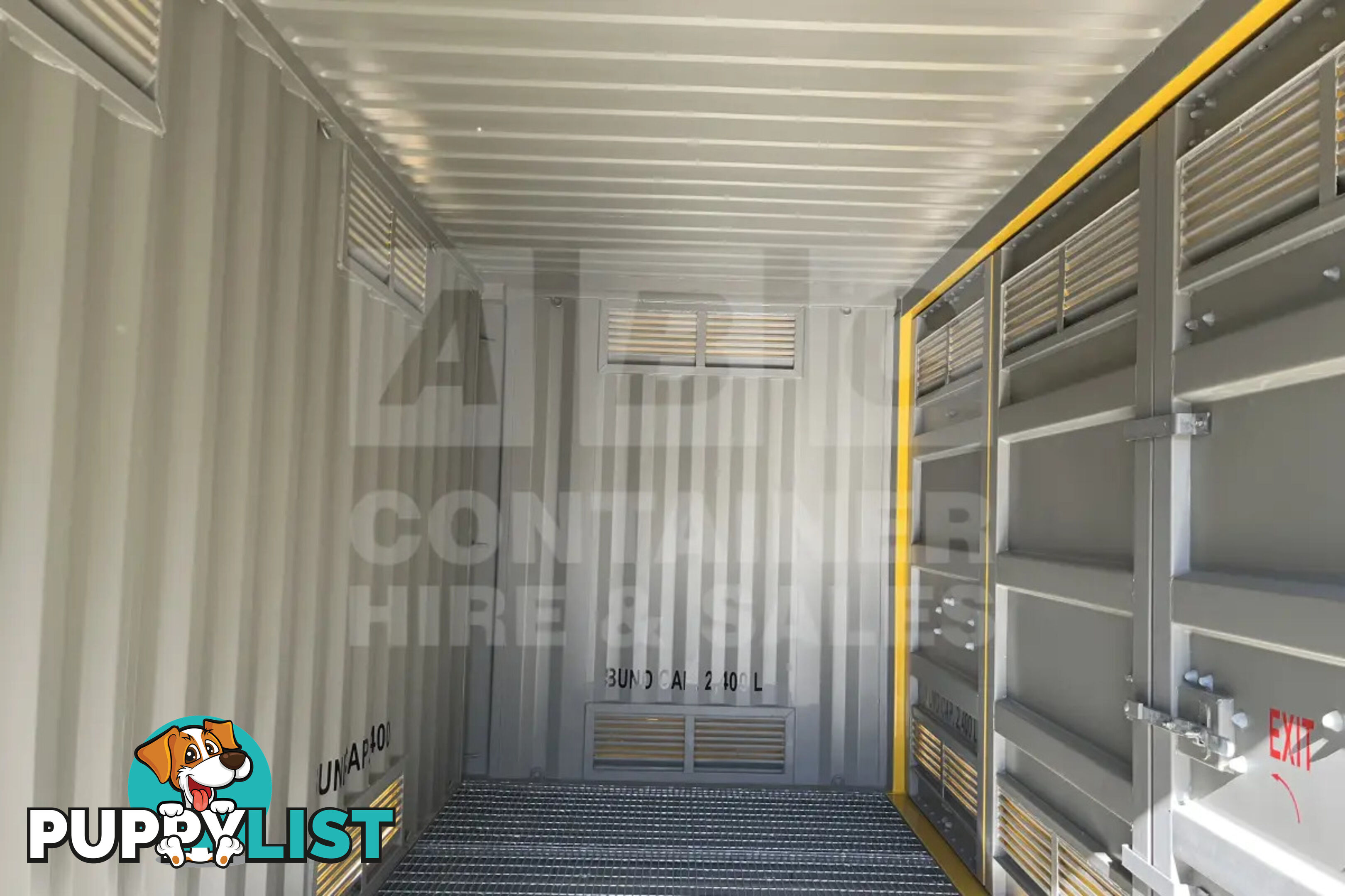 20' HIGH CUBE SIDE OPENING DANGEROUS GOODS SHIPPING CONTAINER