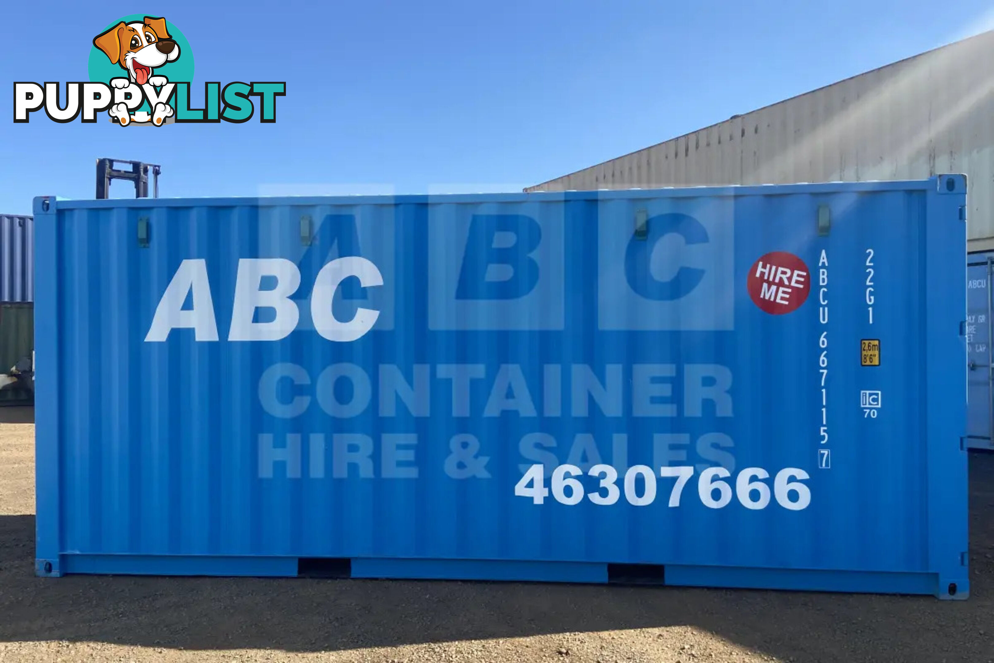 20' STANDARD HEIGHT SHIPPING CONTAINER - in Toowoomba