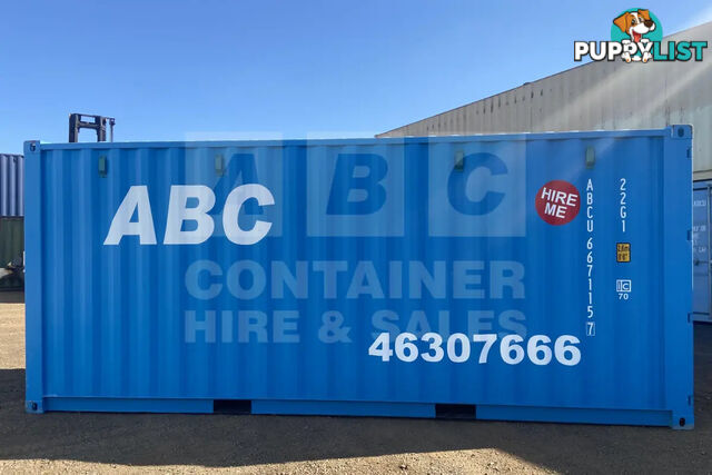 20' STANDARD HEIGHT SHIPPING CONTAINER - in Toowoomba