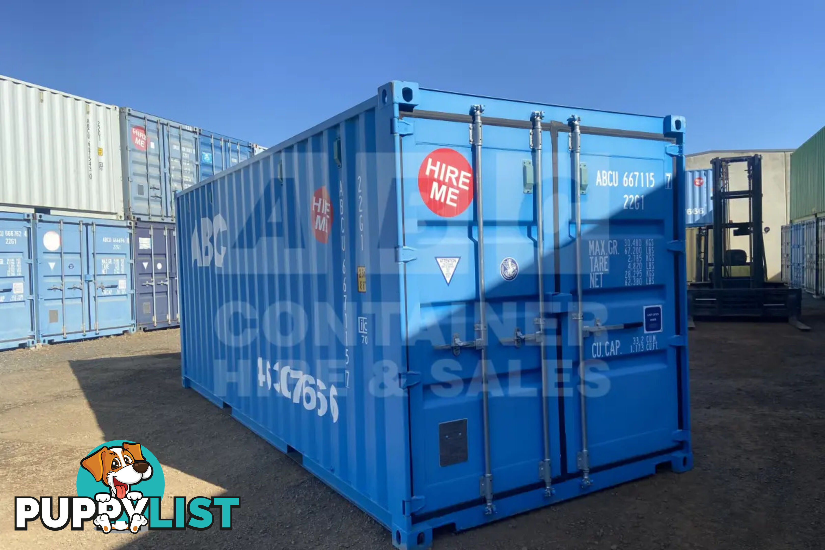 20' STANDARD HEIGHT SHIPPING CONTAINER - in Toowoomba