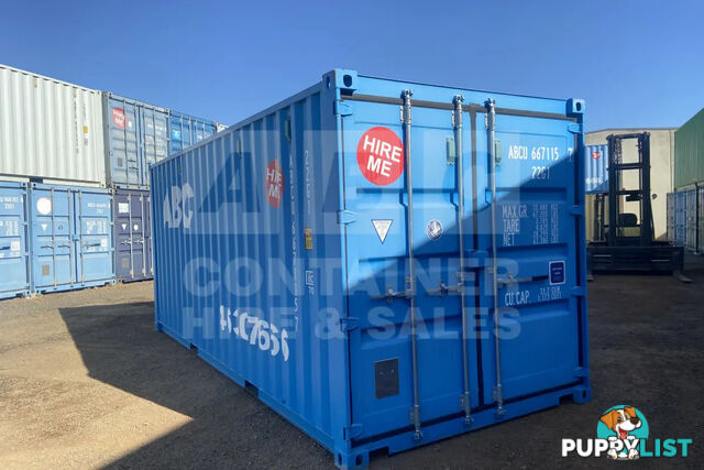 20' STANDARD HEIGHT SHIPPING CONTAINER - in Toowoomba