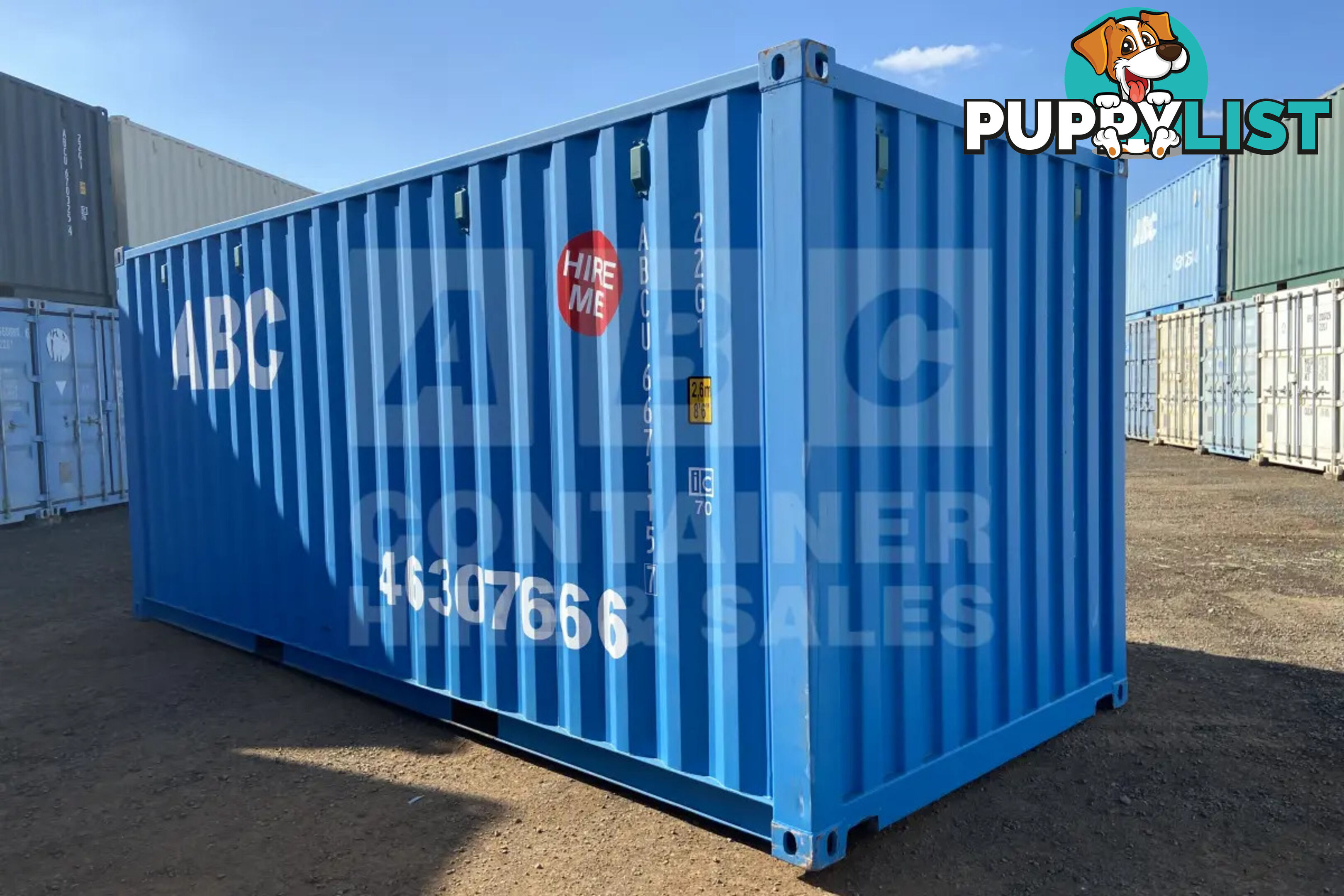 20' STANDARD HEIGHT SHIPPING CONTAINER - in Toowoomba