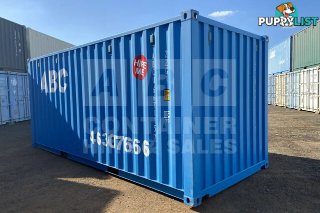 20' STANDARD HEIGHT SHIPPING CONTAINER - in Toowoomba