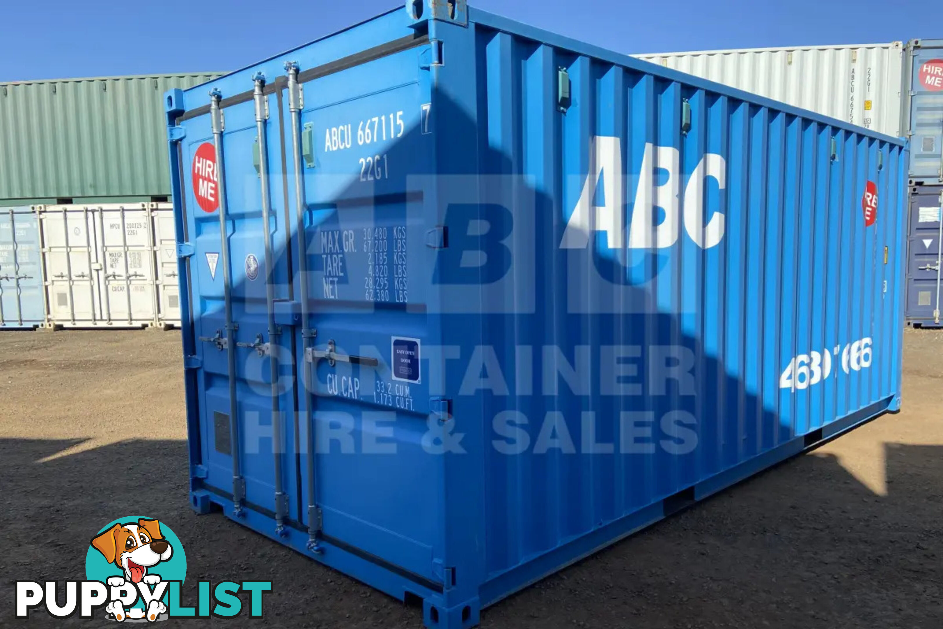 20' STANDARD HEIGHT SHIPPING CONTAINER - in Toowoomba