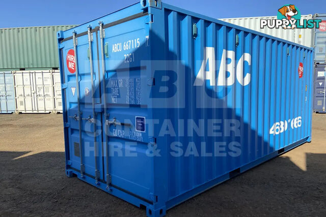 20' STANDARD HEIGHT SHIPPING CONTAINER - in Toowoomba