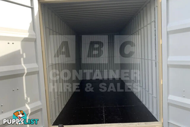 20' HIGH CUBE SHIPPING CONTAINER (WITH TIE RAILS)
