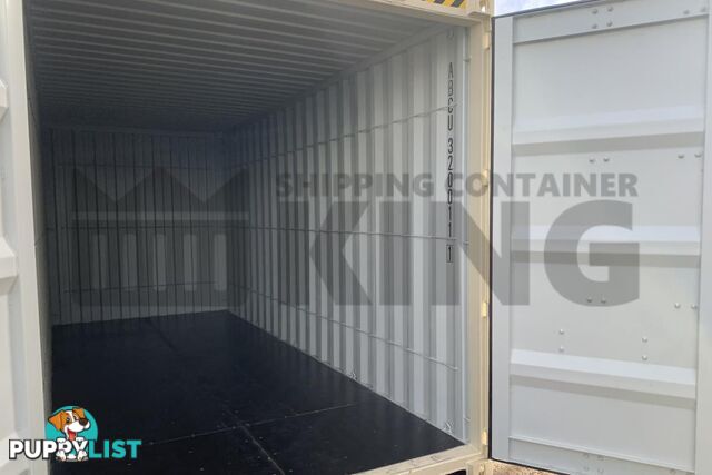 20' HIGH CUBE SHIPPING CONTAINER (WITH TIE RAILS)
