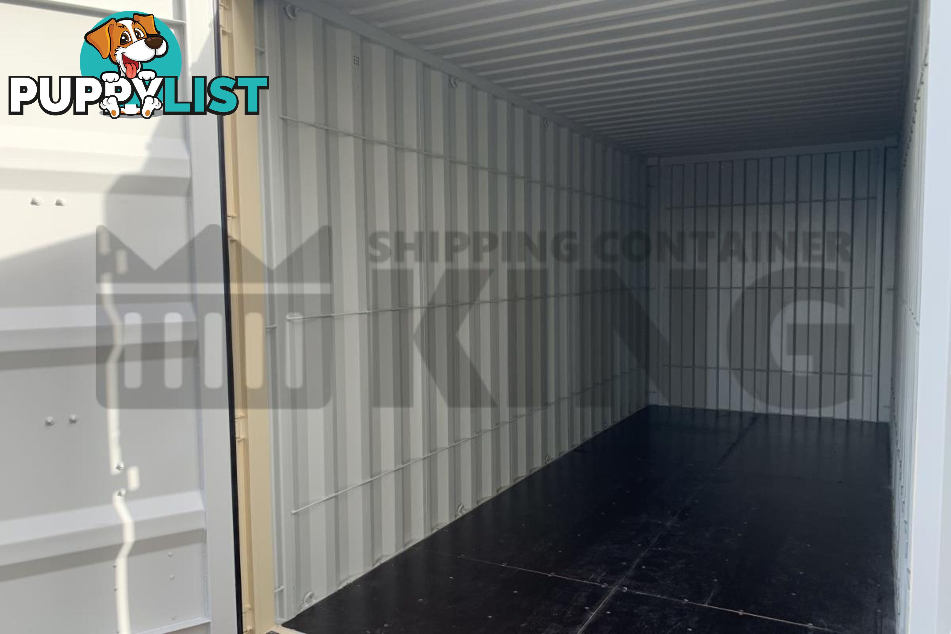 20' HIGH CUBE SHIPPING CONTAINER (WITH TIE RAILS)