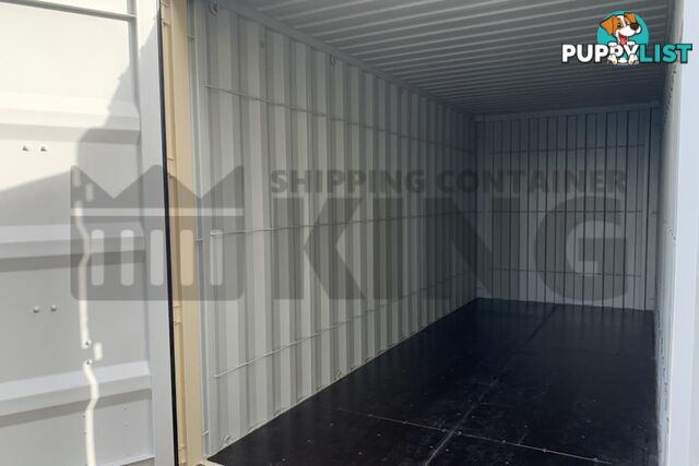 20' HIGH CUBE SHIPPING CONTAINER (WITH TIE RAILS)