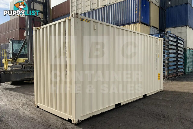 20' HIGH CUBE SHIPPING CONTAINER (WITH TIE RAILS)