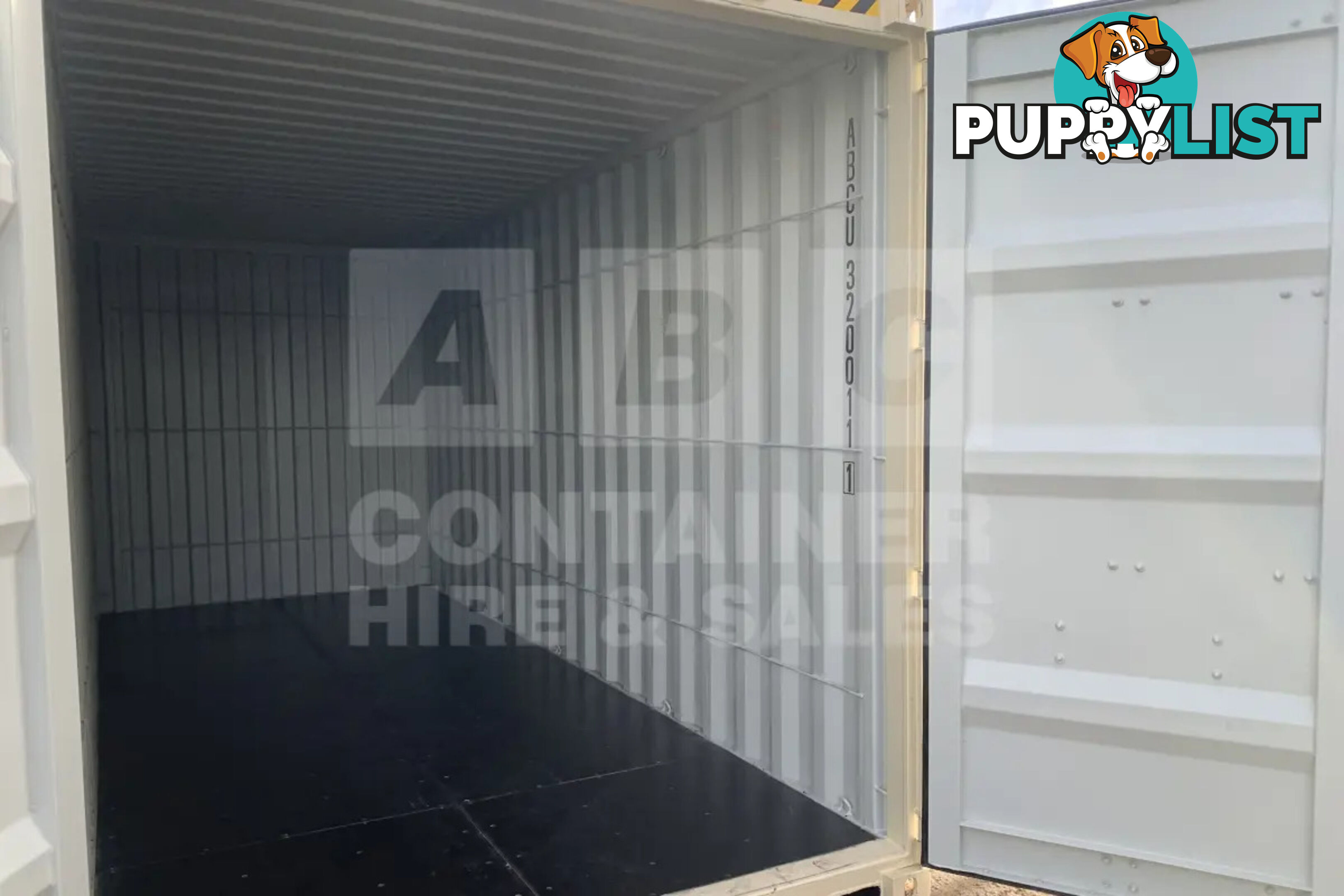 20' HIGH CUBE SHIPPING CONTAINER (WITH TIE RAILS)