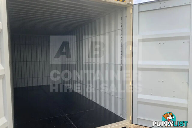 20' HIGH CUBE SHIPPING CONTAINER (WITH TIE RAILS)