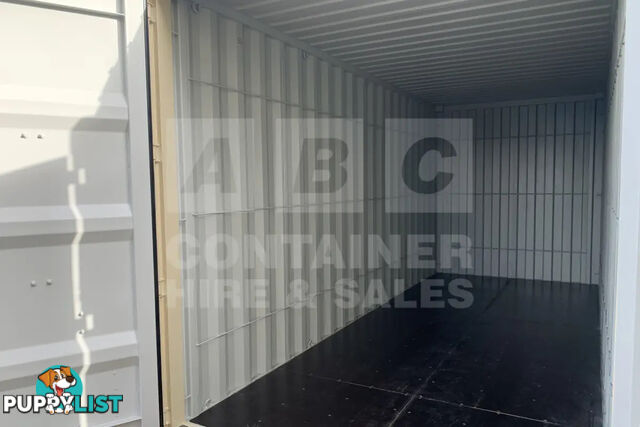 20' HIGH CUBE SHIPPING CONTAINER (WITH TIE RAILS)