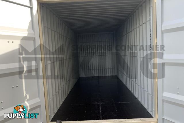 20' HIGH CUBE SHIPPING CONTAINER (WITH TIE RAILS)