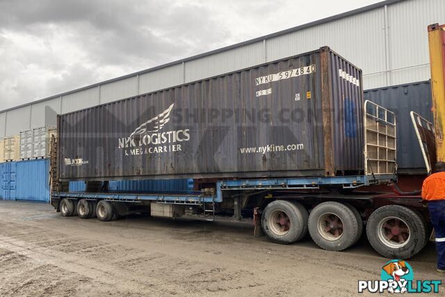 40' HIGH CUBE SHIPPING CONTAINER