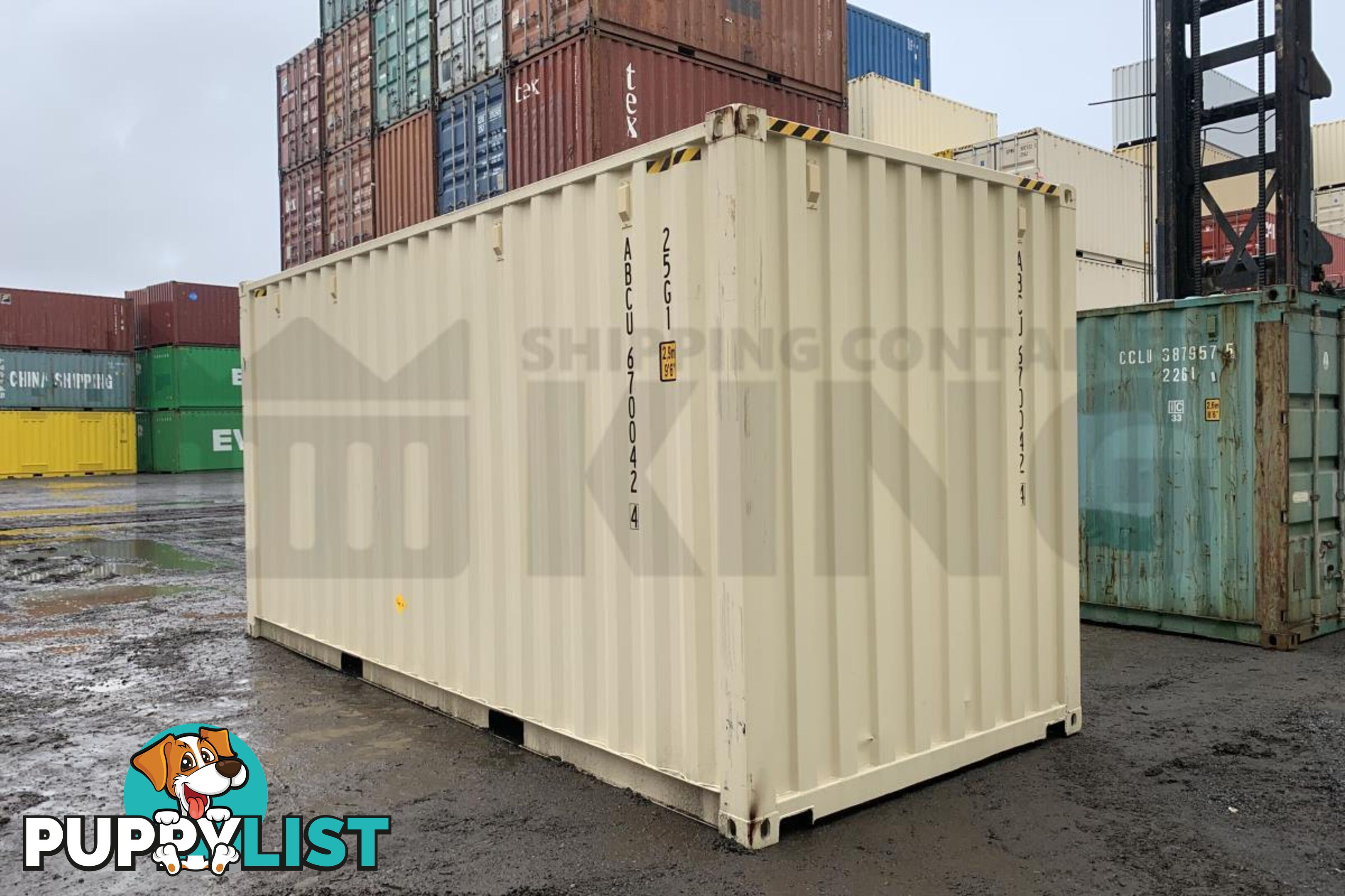 20' HIGH CUBE SHIPPING CONTAINER (STEEL FLOOR) - in Brisbane