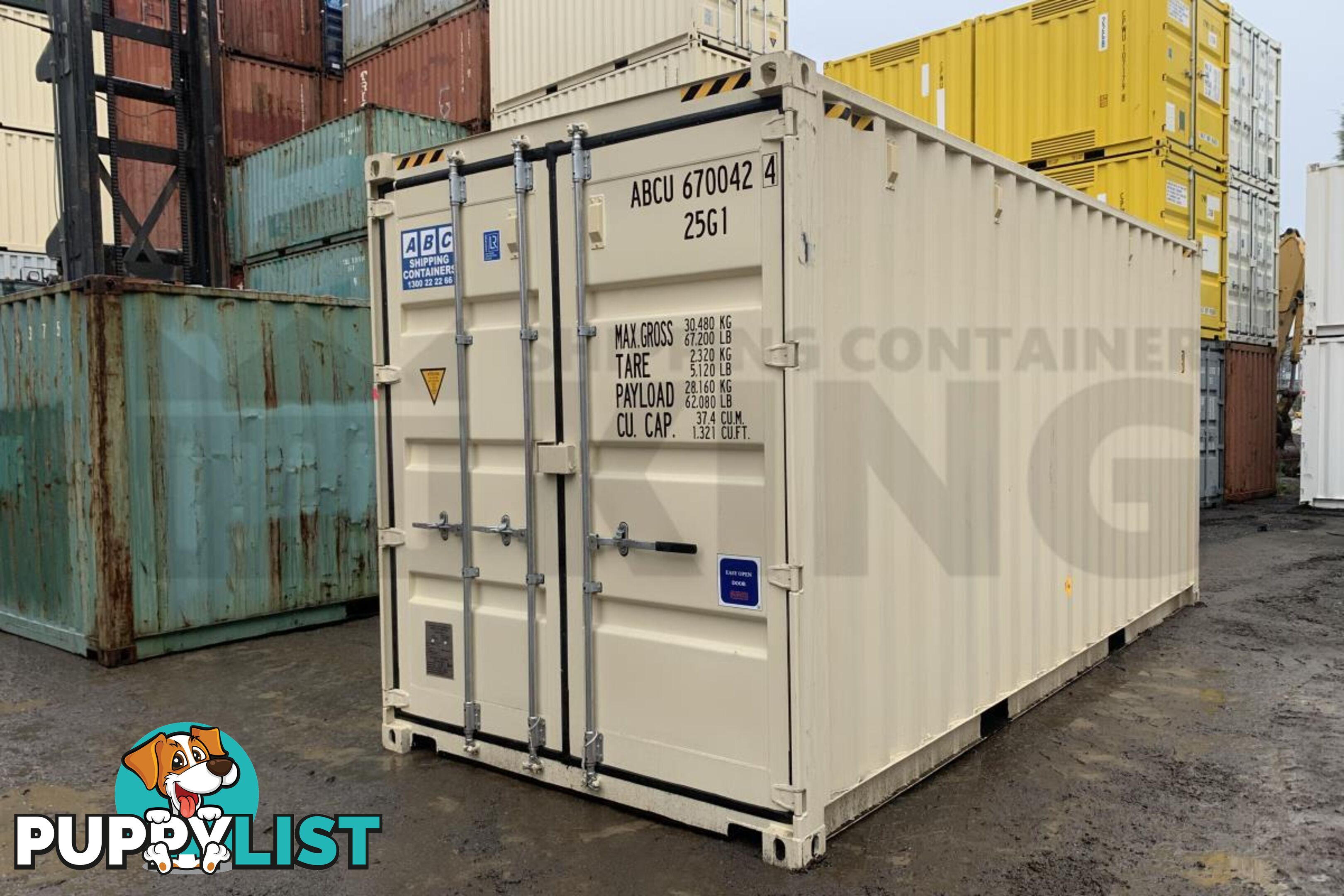 20' HIGH CUBE SHIPPING CONTAINER (STEEL FLOOR) - in Brisbane