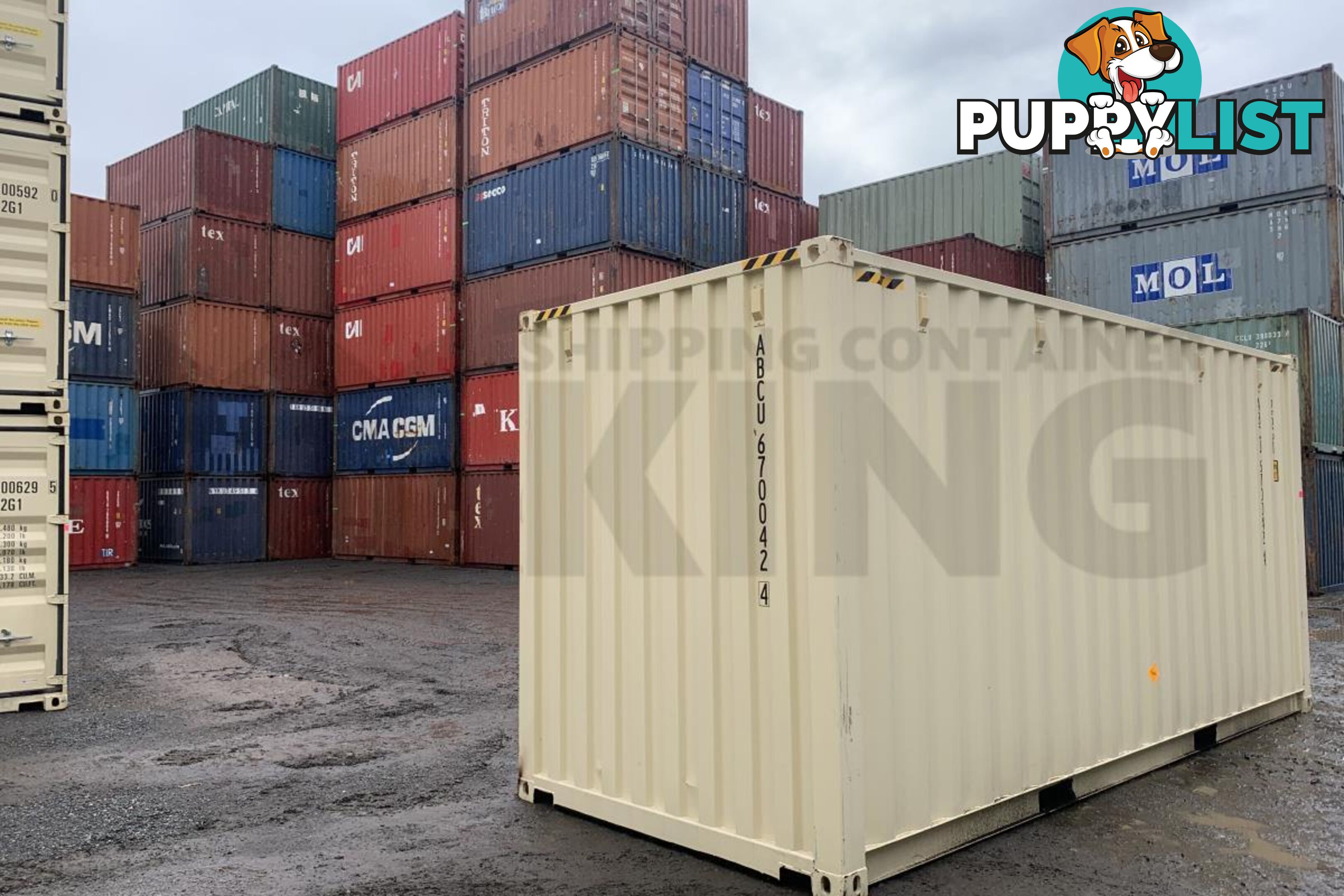 20' HIGH CUBE SHIPPING CONTAINER (STEEL FLOOR) - in Brisbane