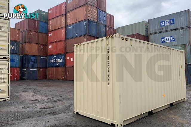 20' HIGH CUBE SHIPPING CONTAINER (STEEL FLOOR) - in Brisbane