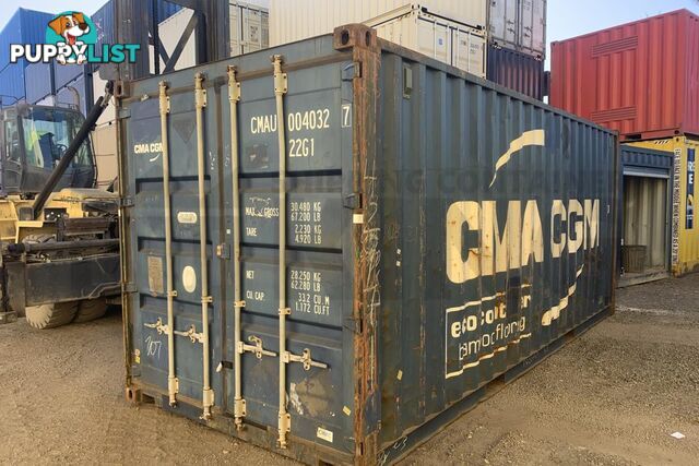 20' STANDARD HEIGHT SHIPPING CONTAINER - in Rockhampton