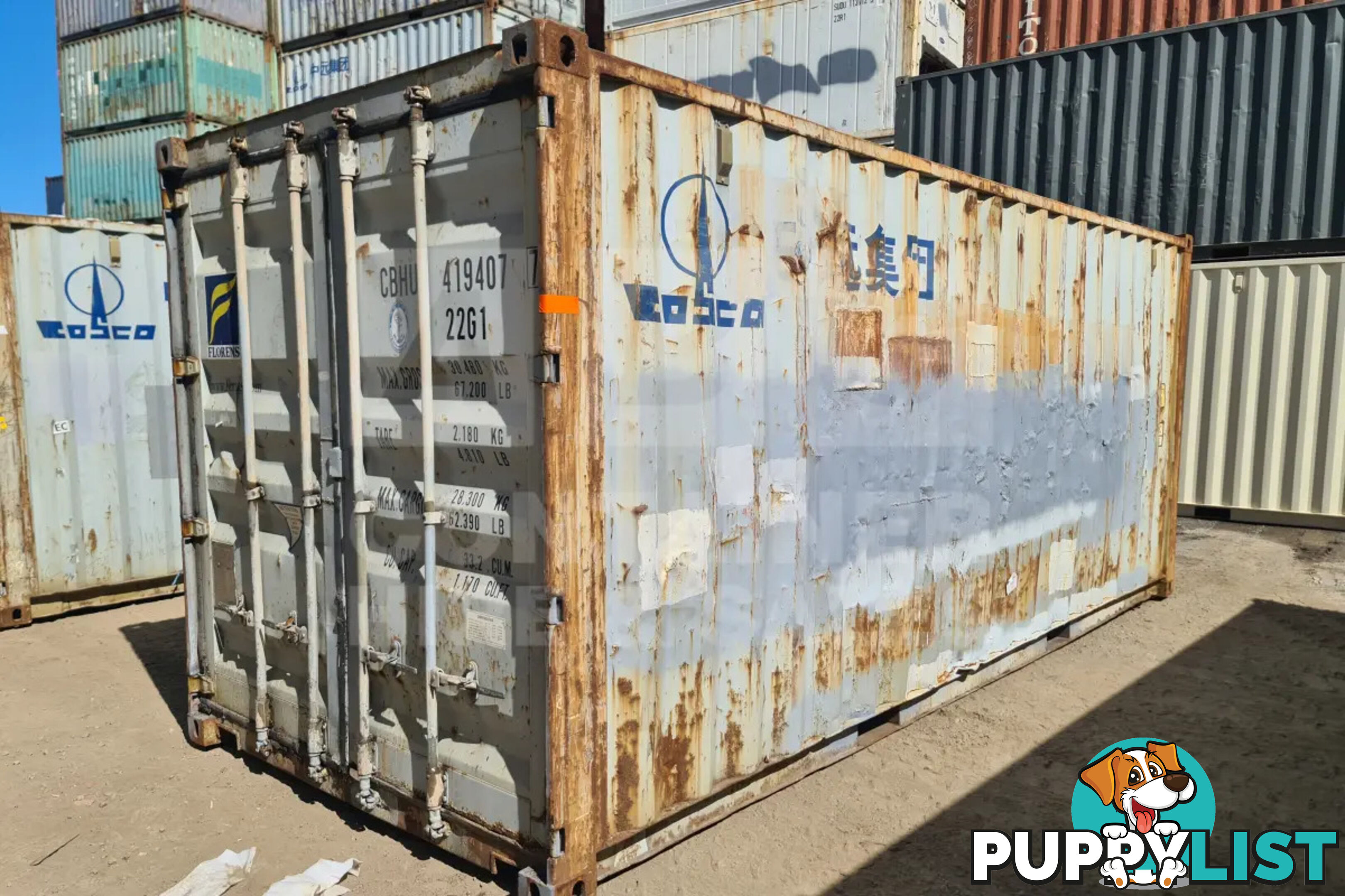 20' STANDARD HEIGHT SHIPPING CONTAINER