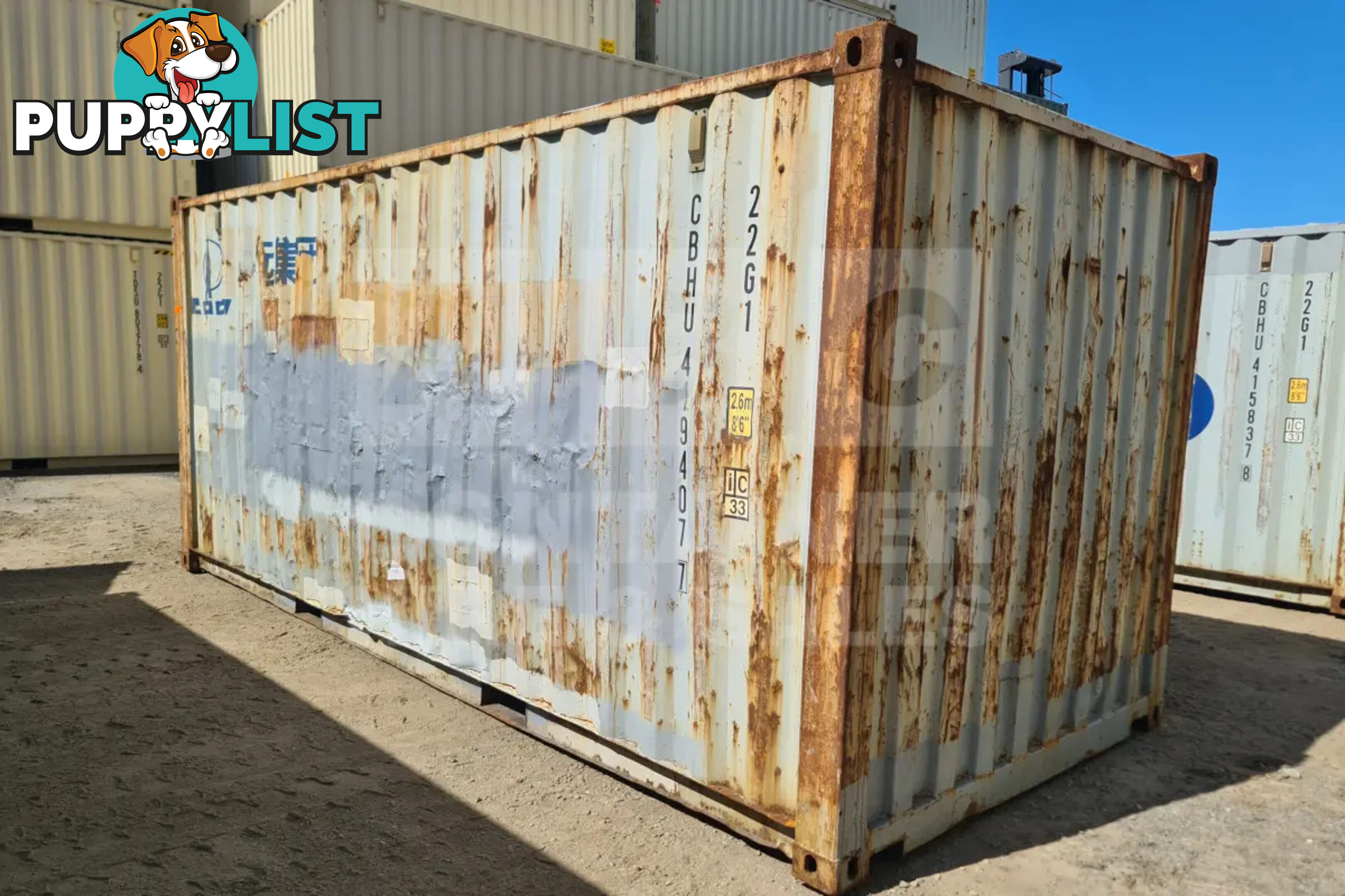 20' STANDARD HEIGHT SHIPPING CONTAINER