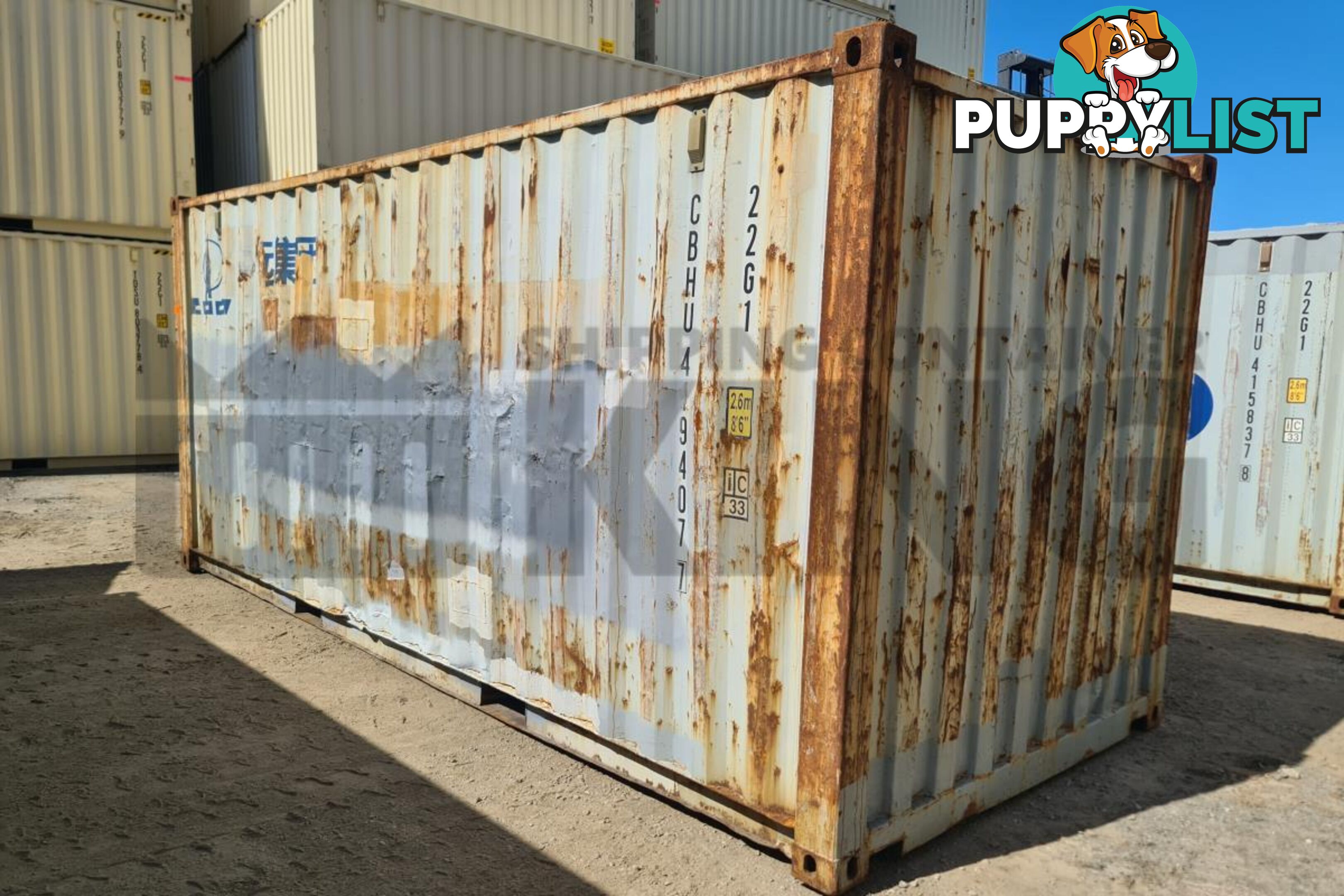 20' STANDARD HEIGHT SHIPPING CONTAINER