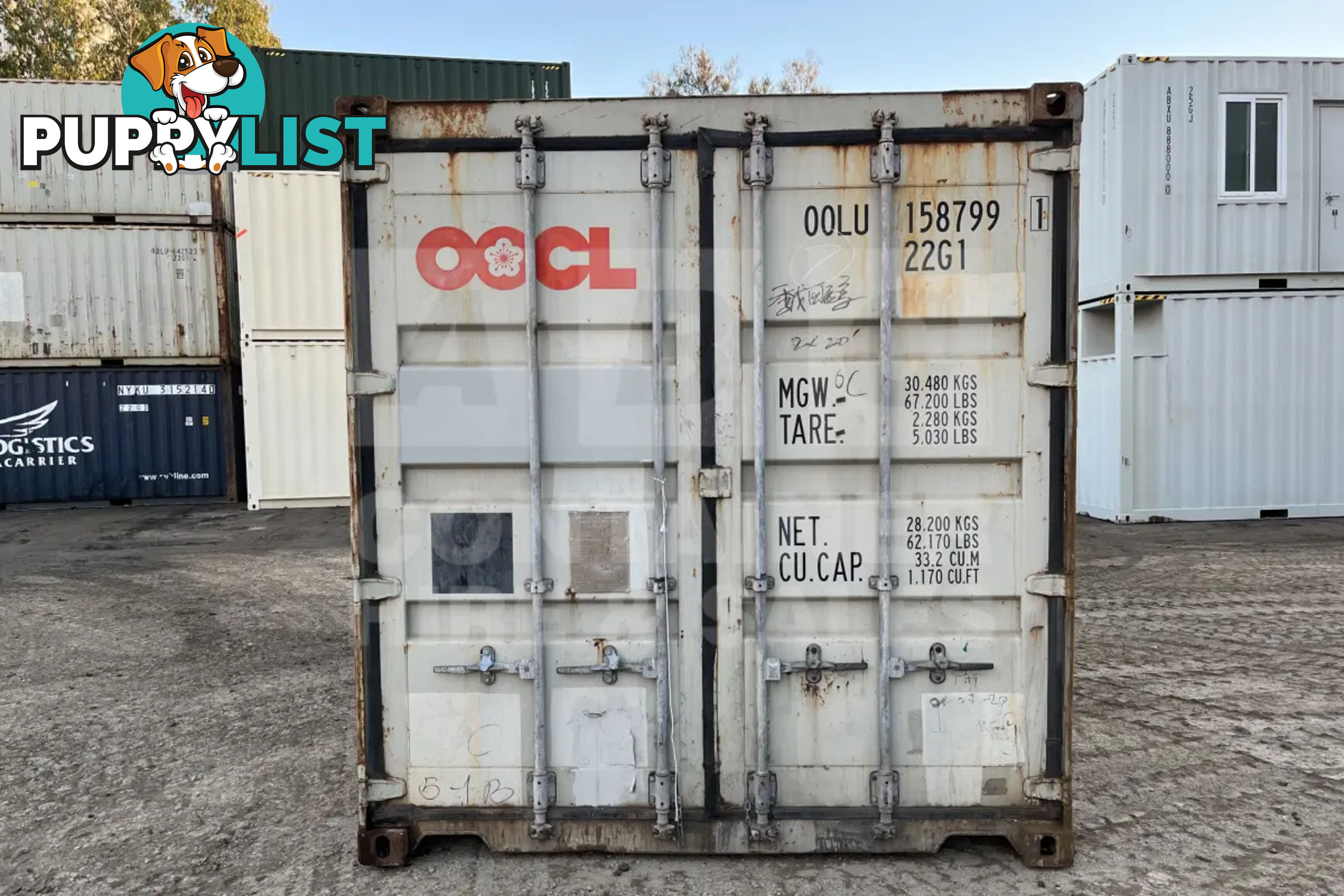 20' STANDARD HEIGHT SHIPPING CONTAINER