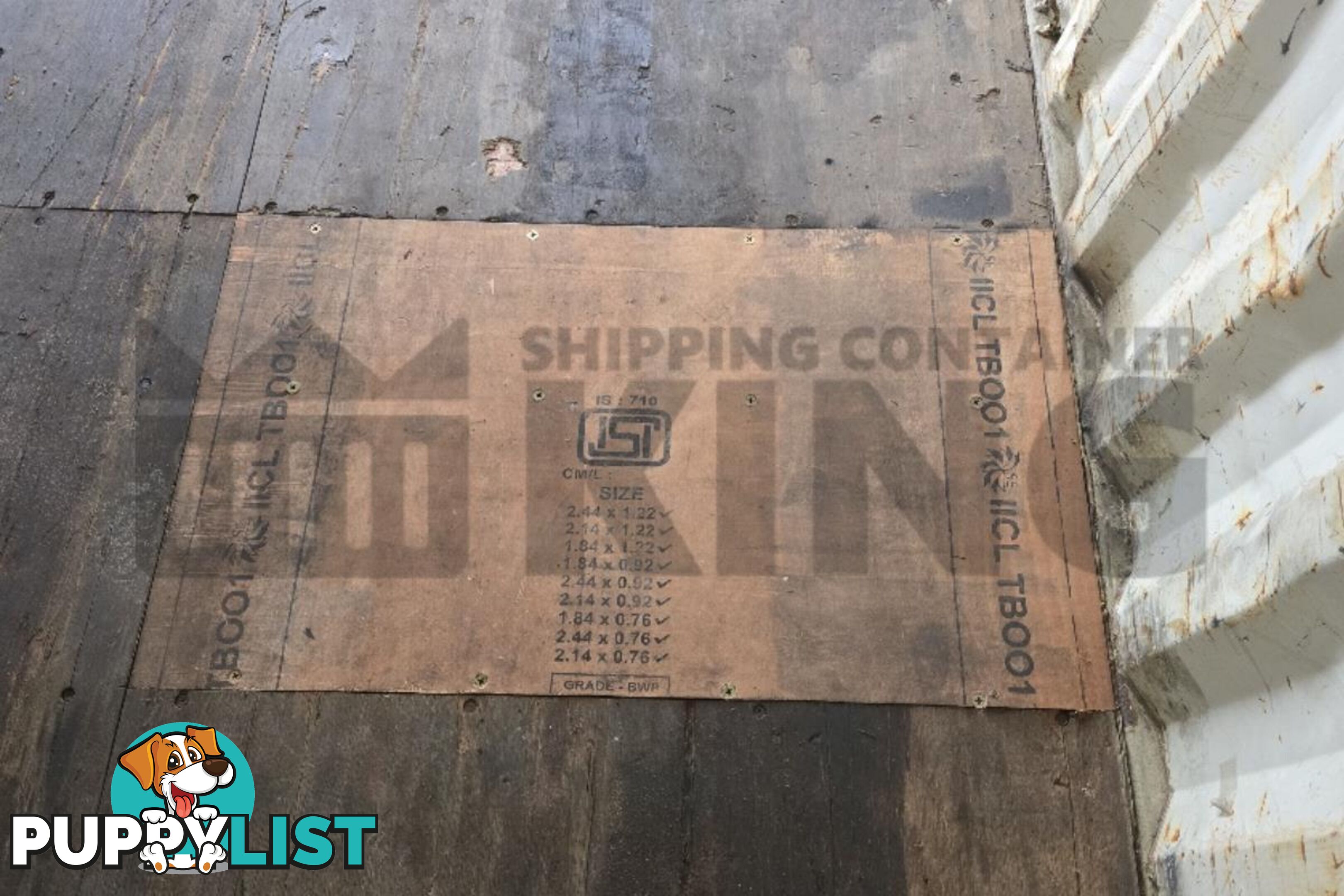 20' STANDARD HEIGHT SHIPPING CONTAINER (AS-IS CONDITION)